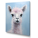 Grey Majestic Alpaca portrait - Gray Alpaca Wall Art