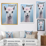 Grey Majestic Alpaca portrait - Gray Alpaca Wall Art