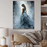 Grey Adagio Dance ballet - Fashion Canvas Wall Art