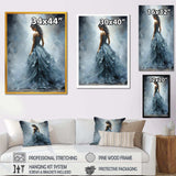 Grey Adagio Dance ballet - Fashion Canvas Wall Art