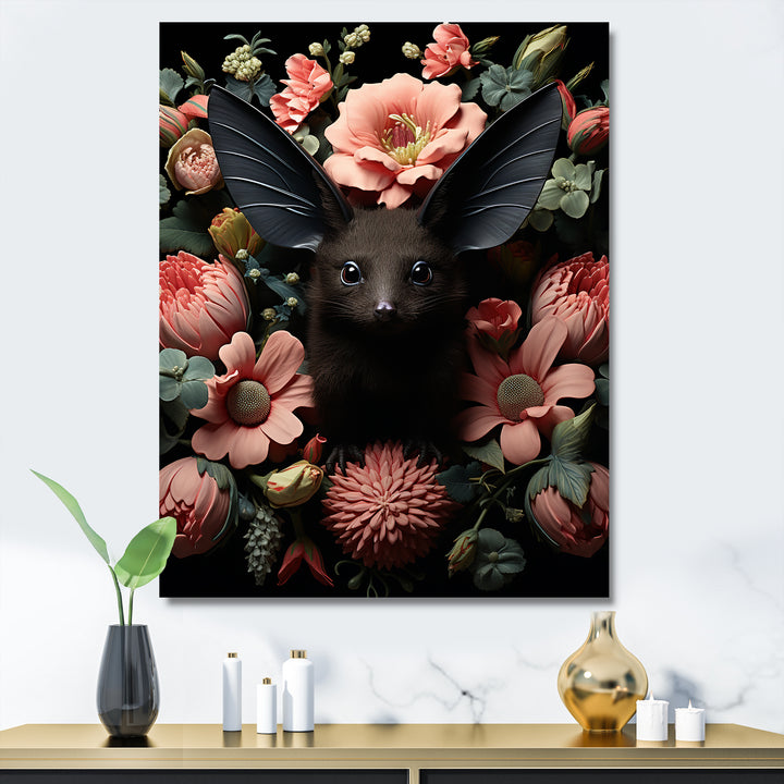 Surreal Bat Fantasy - Bat Framed Canvas Art