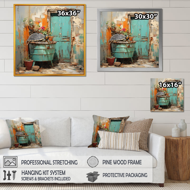 Farmhouse Turtle Tranquility Bath - Raven Wall Decor