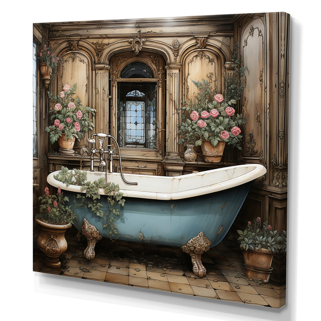 Elegant floral Bathroom harmony - Nursery Teddy Bear Wall Decor