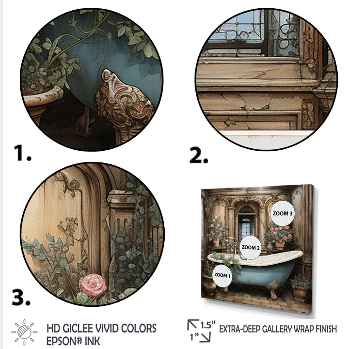 Elegant floral Bathroom harmony - Nursery Teddy Bear Wall Decor
