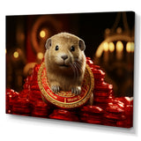 Royalty Beaver Beauty - Brown Beaver Wall Art