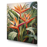 Birds of paradise tropical flowers I - Floral Canvas Wall Art