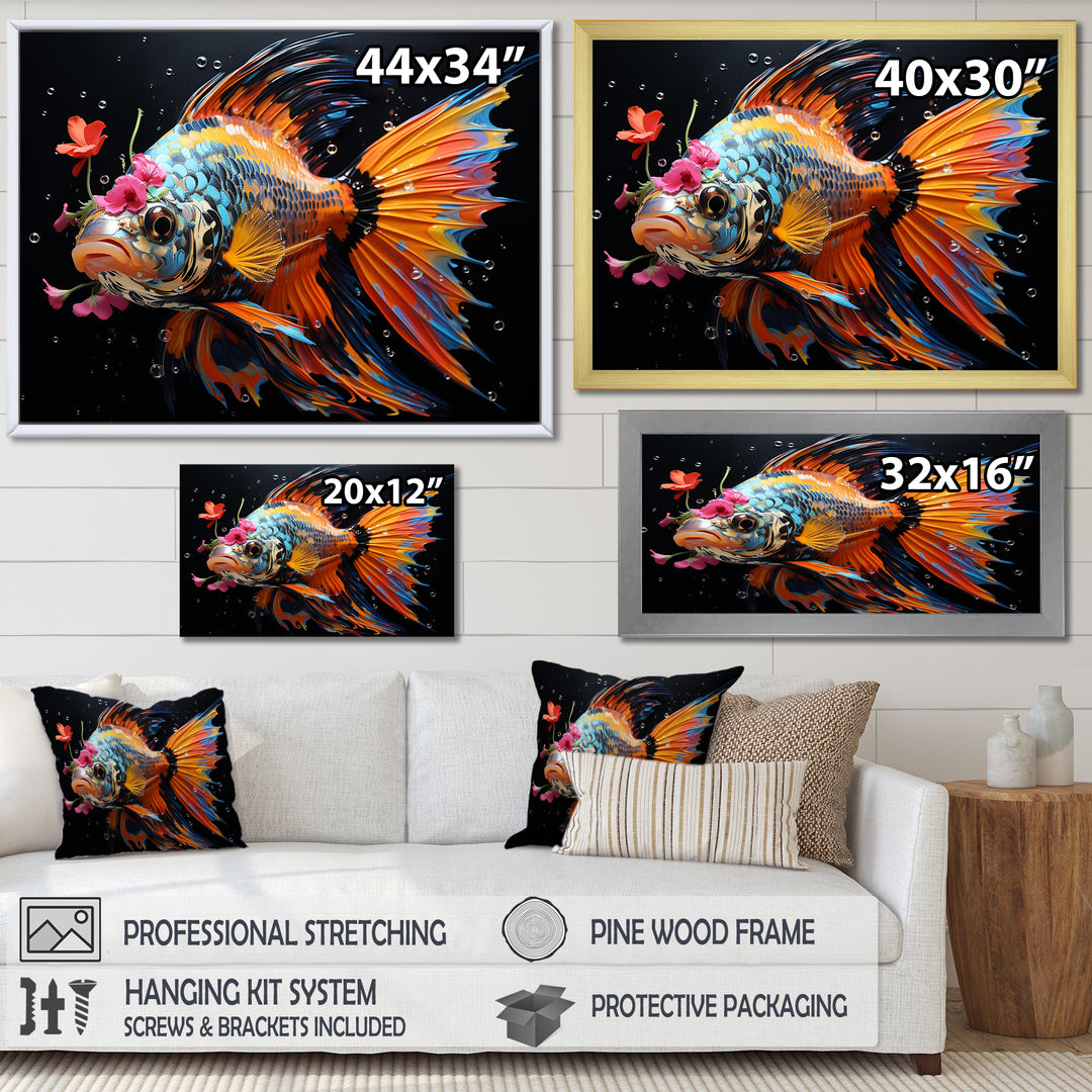Pink butterfly fish Ocean Dance - Butterfly Fish Wall Art Prints
