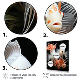 Coral Classical Butterfly fish Symphony - Coral Butterfly Fish Wall Art