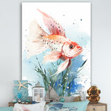 Pink butterfly fish Underwater Realm - Butterfly Fish Wall Decor