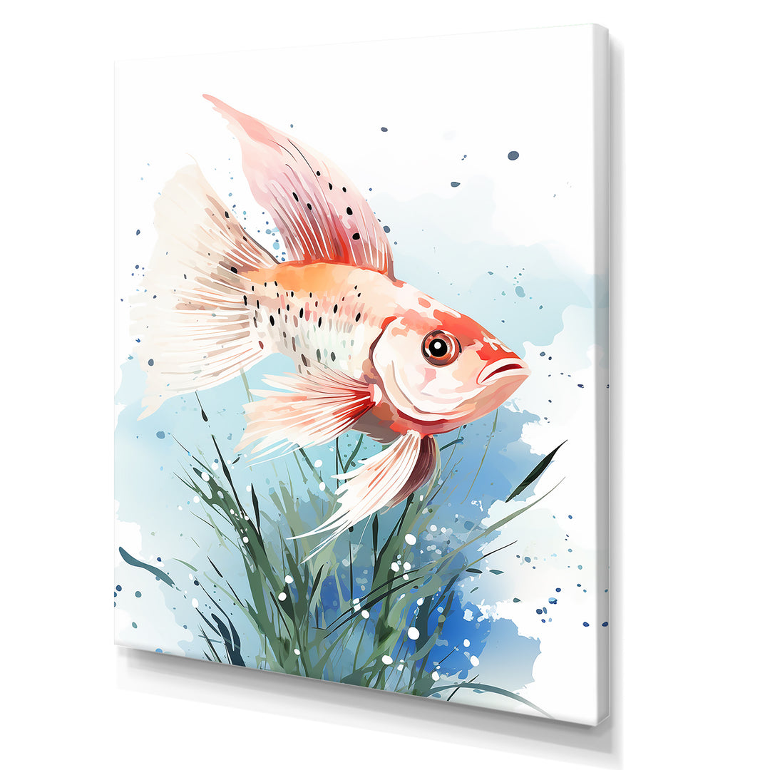 Pink butterfly fish Underwater Realm - Butterfly Fish Wall Decor