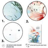 Pink butterfly fish Underwater Realm - Butterfly Fish Wall Decor