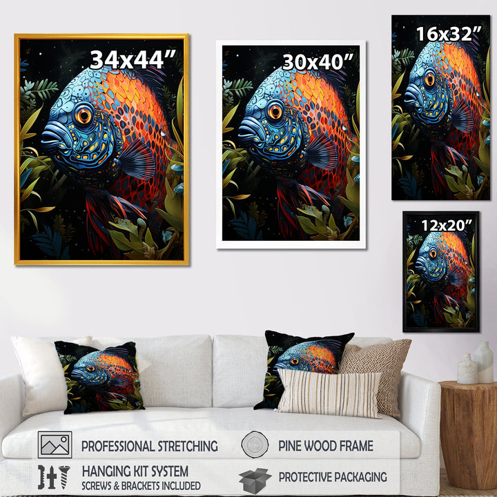 Butterfly fish in Coral elegance - Butterfly Fish Wall Art Prints