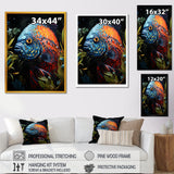 Butterfly fish in Coral elegance - Butterfly Fish Wall Art Prints
