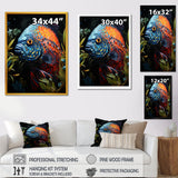 Butterfly fish in Coral elegance - Butterfly Fish Wall Art Prints