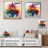 Colorful Chandelier Luminary treasures II - Fashion Canvas Wall Art