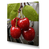 Red Cherry tree explosion 3 - Floral Canvas Wall Art