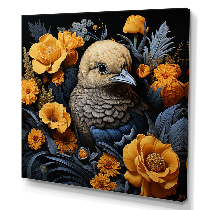 Cute chicken plumage - Chicken Living Room Wall Art