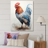 Strutting Rooster majesty - Chicken Framed Canvas Art