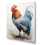 Strutting Rooster majesty - Chicken Framed Canvas Art
