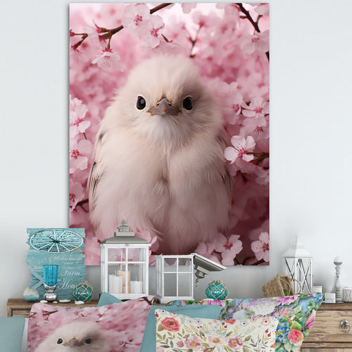 Majestic chick Portrait blooms - Chicken Bedroom Wall Art