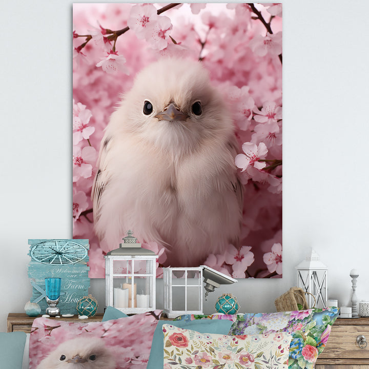 Majestic chick Portrait blooms - Chicken Bedroom Wall Art