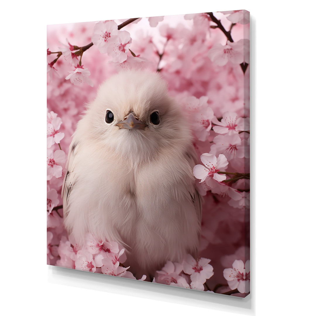 Majestic chick Portrait blooms - Chicken Bedroom Wall Art