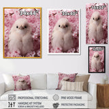 Majestic chick Portrait blooms - Chicken Bedroom Wall Art