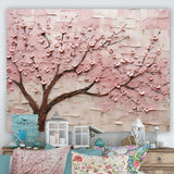 Cherry Blossom Whisper pink and white - Floral Canvas Wall Art