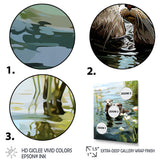 Otters Playtime - Coastal Animal Canvas Wall Art
