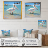 Tropical Pelican Poise - Coastal Animal Wall Art Prints