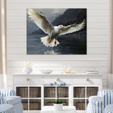 Seagulls Flight - Coastal Animal Large Canvas Wall Art