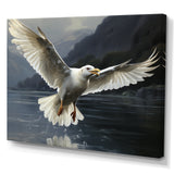 Seagulls Flight - Coastal Animal Large Canvas Wall Art