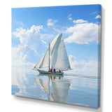 Morning Sail horizon I - Coastal Canvas Wall Art