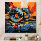 Vintage vinyl music serenade II - Fashion Canvas Wall Art