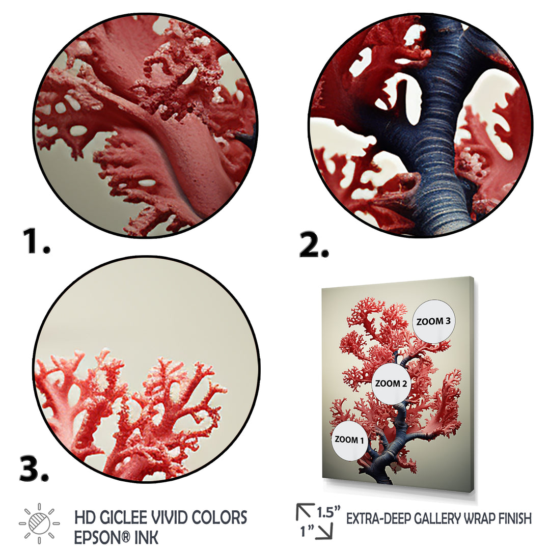 Classical Marine coral Beauty - Coral Wall Art Prints