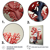 Classical Marine coral Beauty - Coral Wall Art Prints