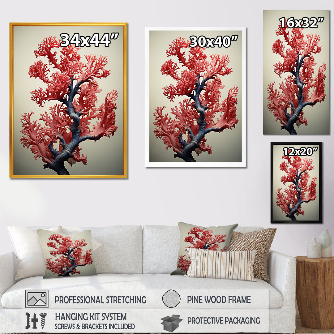Classical Marine coral Beauty - Coral Wall Art Prints