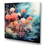 Romantic underwater Coral Paradise - Coral Wall Decor