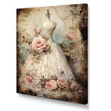 Vintage Fashion dress elegance II - Fashion Canvas Wall Art