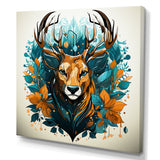 Tranquil Graze Deer in Nature - Deer Bedroom Wall Art