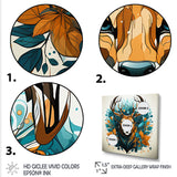 Tranquil Graze Deer in Nature - Deer Bedroom Wall Art