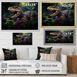 Prehistoric Velociraptors in the jungle - Dinosaur Home Decor Art