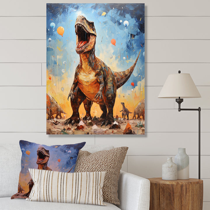 Pop Art Dino explosion - Dinosaur Wall Art Prints