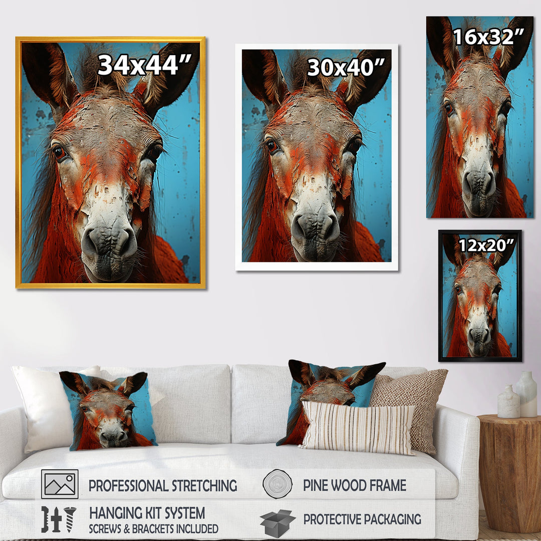 Donkey Burros Blues - Donkey Wall Decor