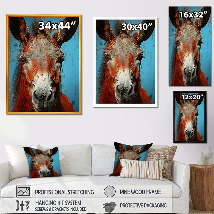 Donkey Burros Blues - Donkey Wall Decor