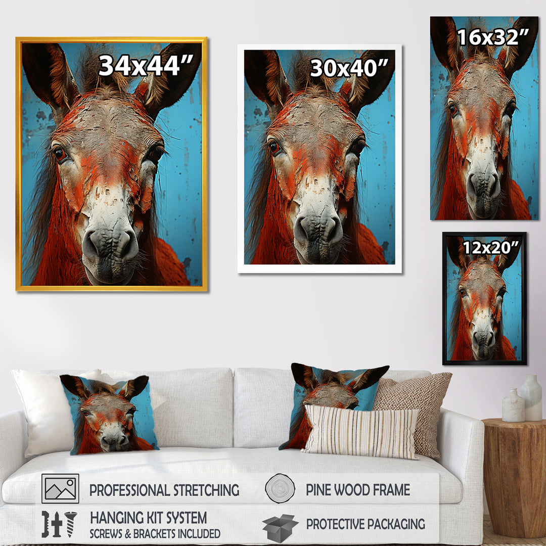 Donkey Burros Blues - Donkey Wall Decor
