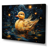 Yellow duck starry night wonders - Duck Wall Decor