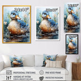Blue Duck Aquarelle Avian - Duck Wall Art Prints