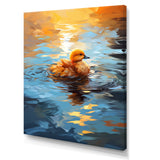 Yellow Duck Morning Quack Lake - Duck Bedroom Wall Art