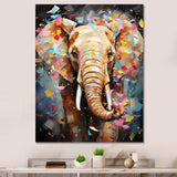 Popart Elephant Dreams - Gray Elephant Wall Art